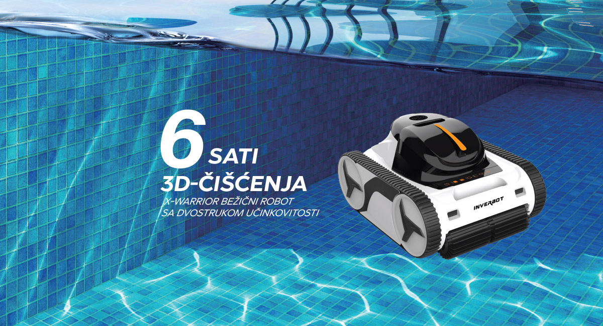 Inverbot bežični robot za čišćenje bazena